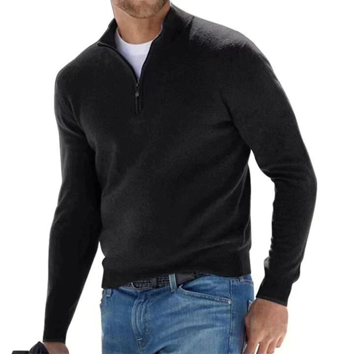 Brenner | Men’s Slim Fit Sweater with Half-Zip