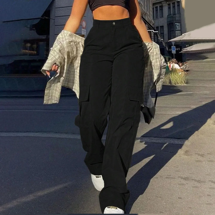 Kiara | Women’s High-Waist Cargo Trousers