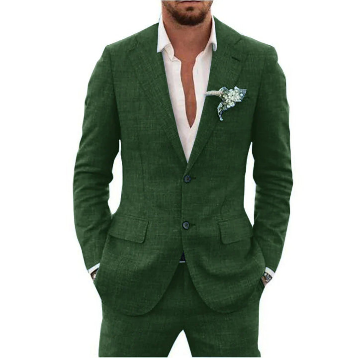 Warner| Men’s Tailored Linen Suit Set