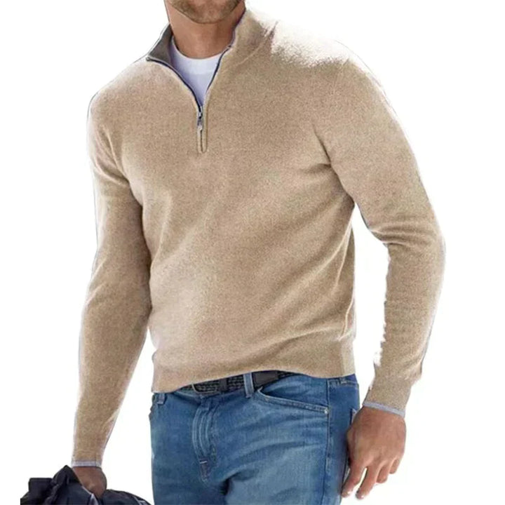 Brenner | Men’s Slim Fit Sweater with Half-Zip