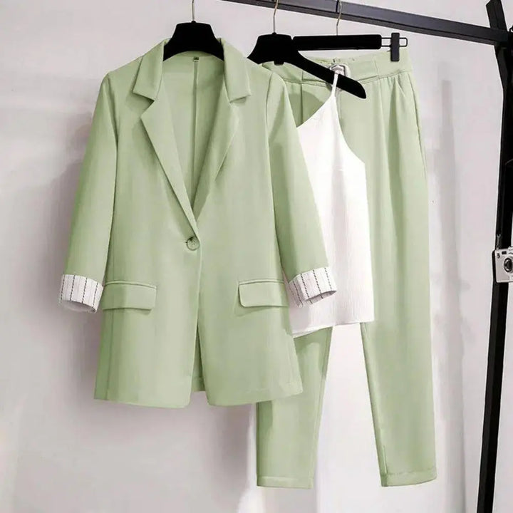 Sorella | Women’s Three-Piece Tailored Blazer Suit Set