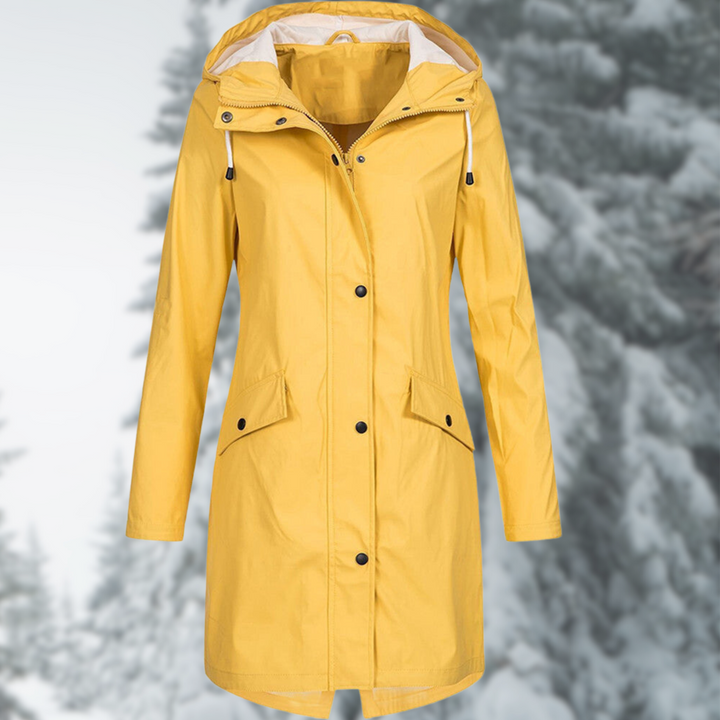Aveline | Women’s Long Waterproof Raincoat with Hood