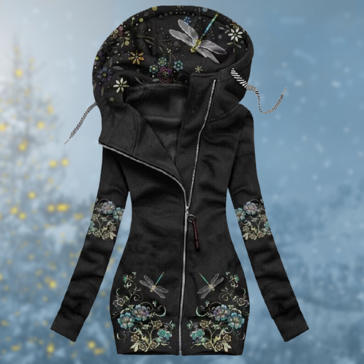 Noemie | Women’s Colorful Printed Jacket with Hood