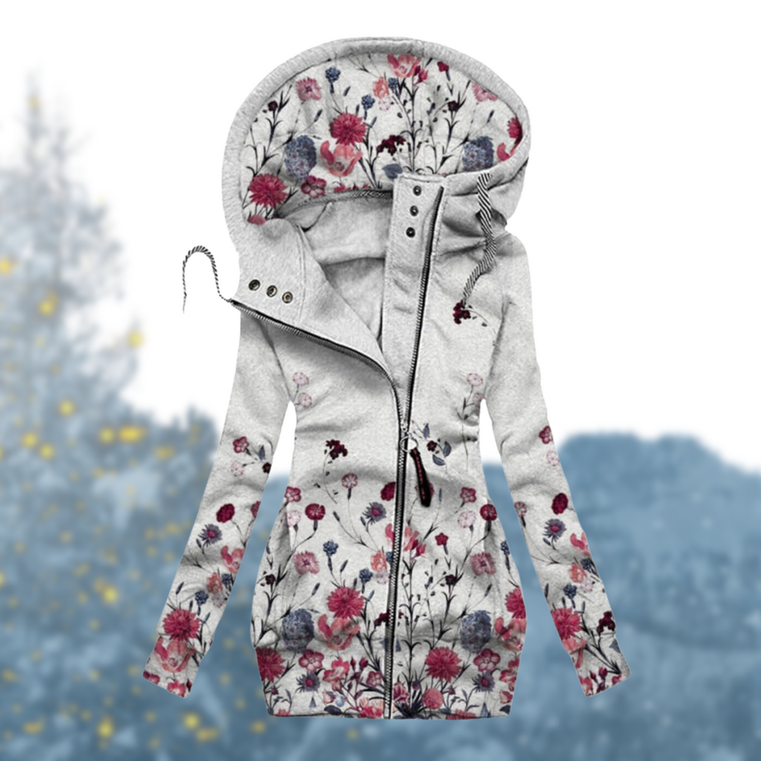 Noemie | Women’s Colorful Printed Jacket with Hood