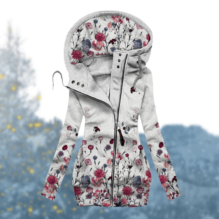 Noemie | Women’s Colorful Printed Jacket with Hood
