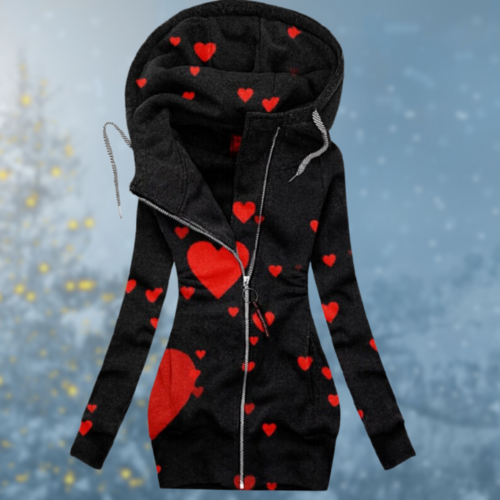 Noemie | Women’s Colorful Printed Jacket with Hood