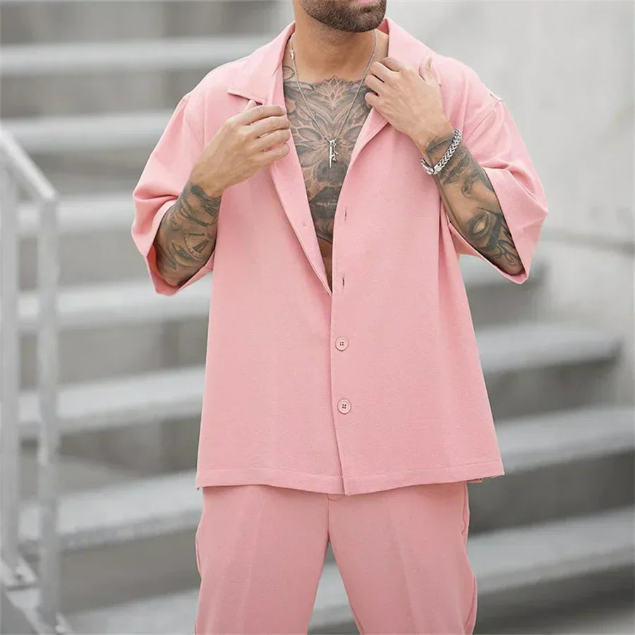 Tiberon | Men's Tailored Two Piece Suit Set