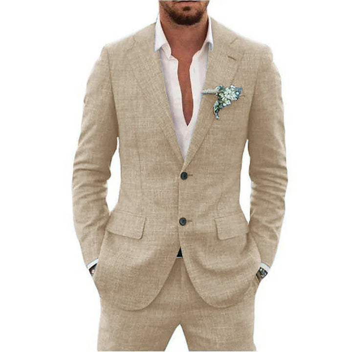 Warner| Men’s Tailored Linen Suit Set