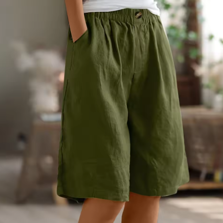 Renee | Women’s Casual Shorts with Elastic Wasit