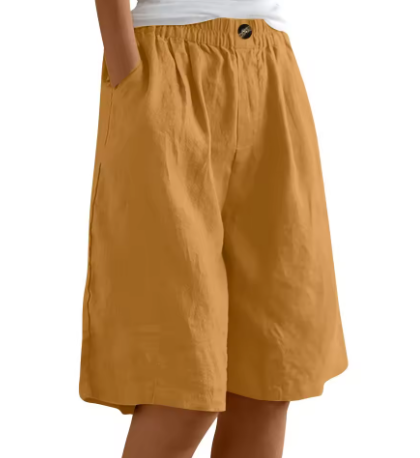 Renee | Women’s Casual Shorts with Elastic Wasit