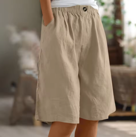Renee | Women’s Casual Shorts with Elastic Wasit
