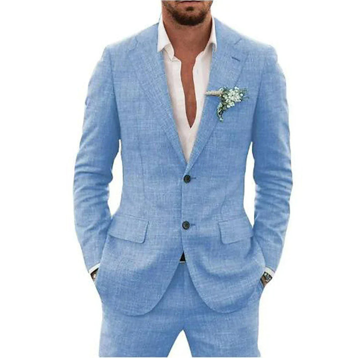 Warner| Men’s Tailored Linen Suit Set