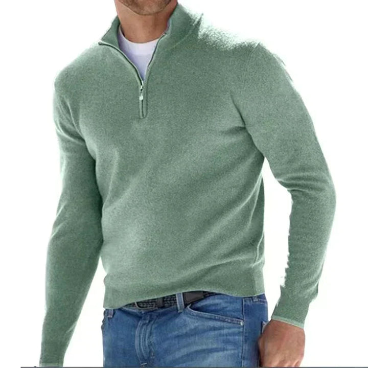 Brenner | Men’s Slim Fit Sweater with Half-Zip