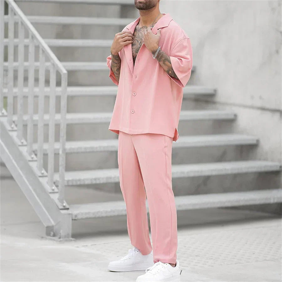 Tiberon | Men's Tailored Two Piece Suit Set