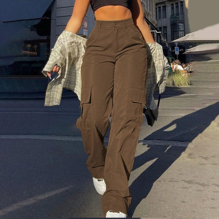Kiara | Women’s High-Waist Cargo Trousers