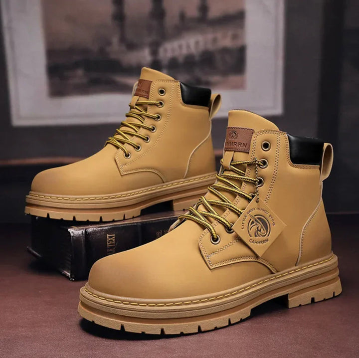 Bennett | Men’s Leather Boots with Padded Collar