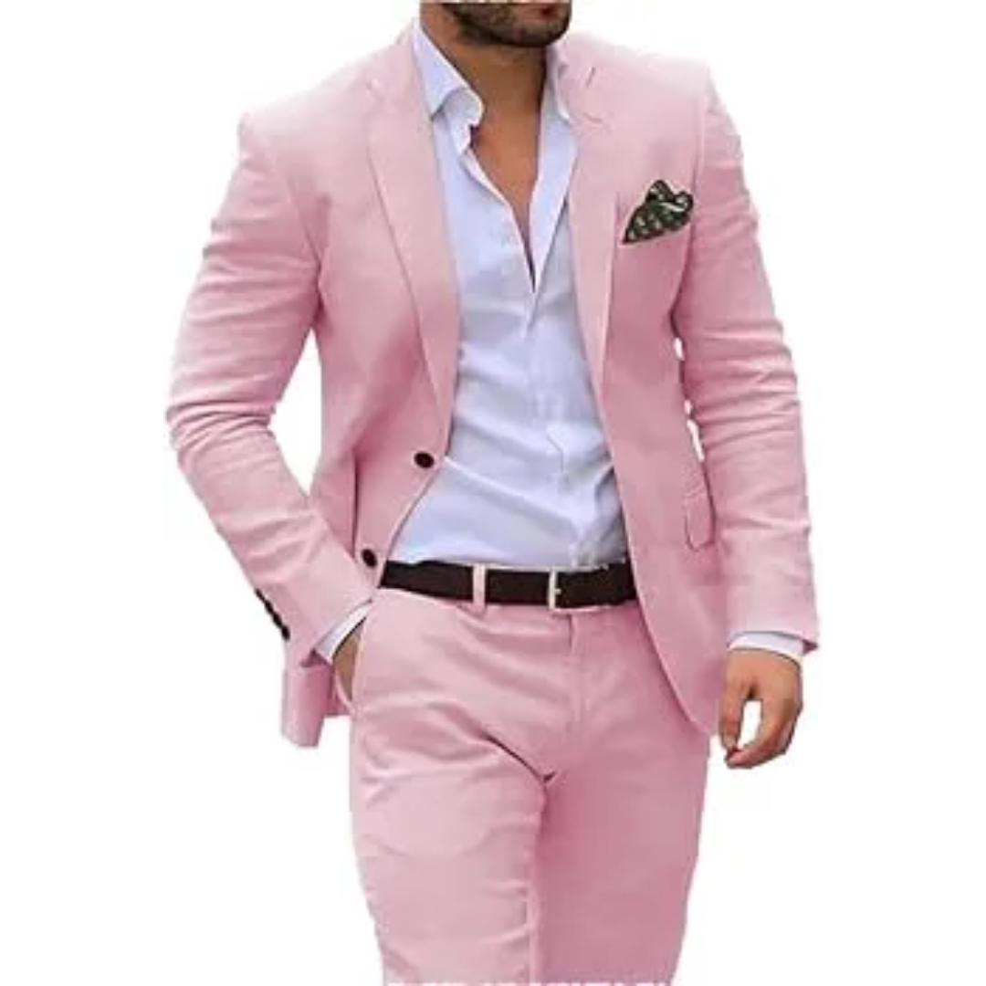 Warner| Men’s Tailored Linen Suit Set