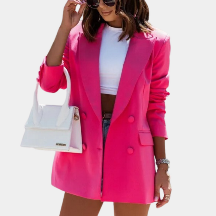 Aurelia | Women's Half-Length Tailored Blazer with Double Breasted