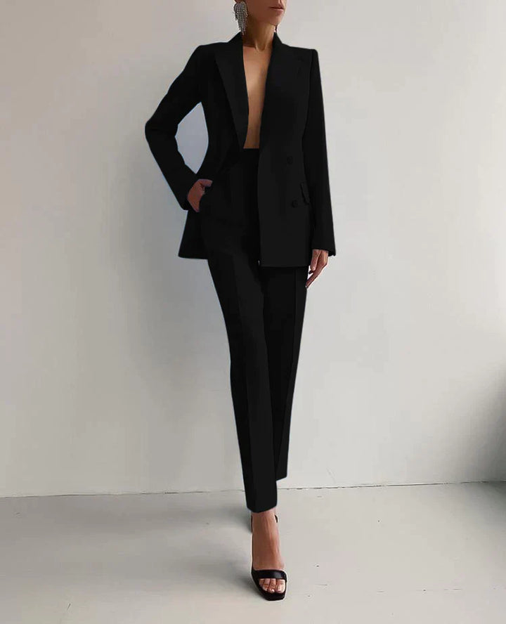 Cambria | Women’s Double-Breasted Blazer and Trousers Set