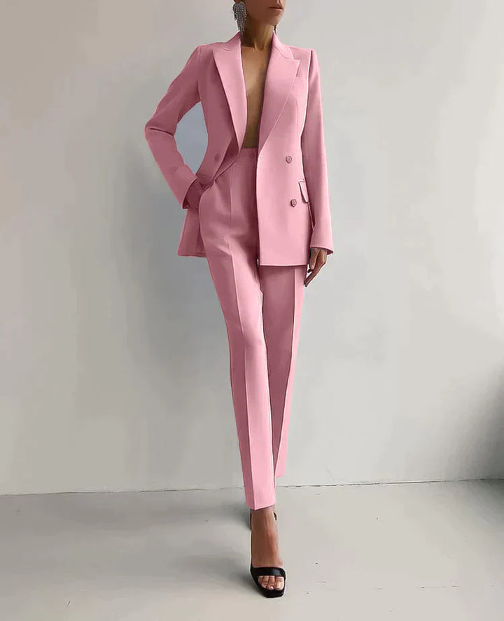 Cambria | Women’s Double-Breasted Blazer and Trousers Set
