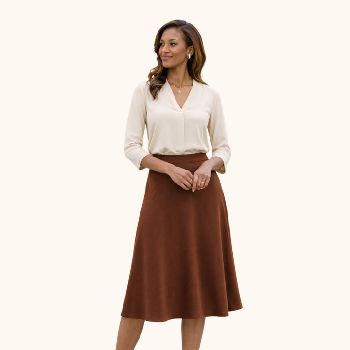 Women’s A-Line Midi Skirt