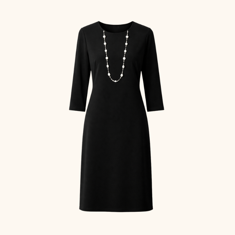 Women’s Round Neck Knee-Length Dress
