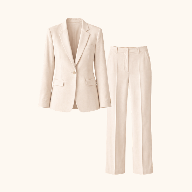Women’s Two-Piece Blazer and Trousers Set