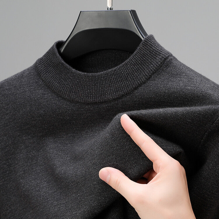 James | Men’s Mock Neck Knit Sweater