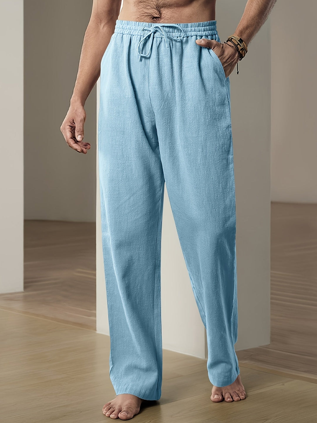 Nolan | Men’s Lightweight Lounge Trousers with Drawstring