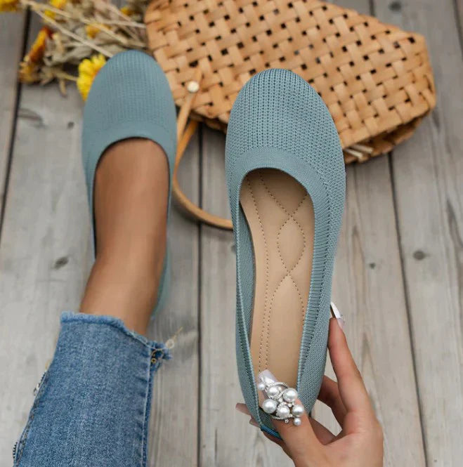 Robbie | Women's Slip-on Summer Shoes with Mesh