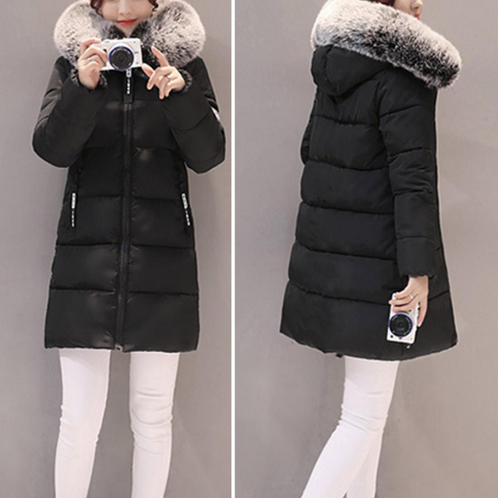 Magnolia | Women's Puffer Winter Jacket with Hood