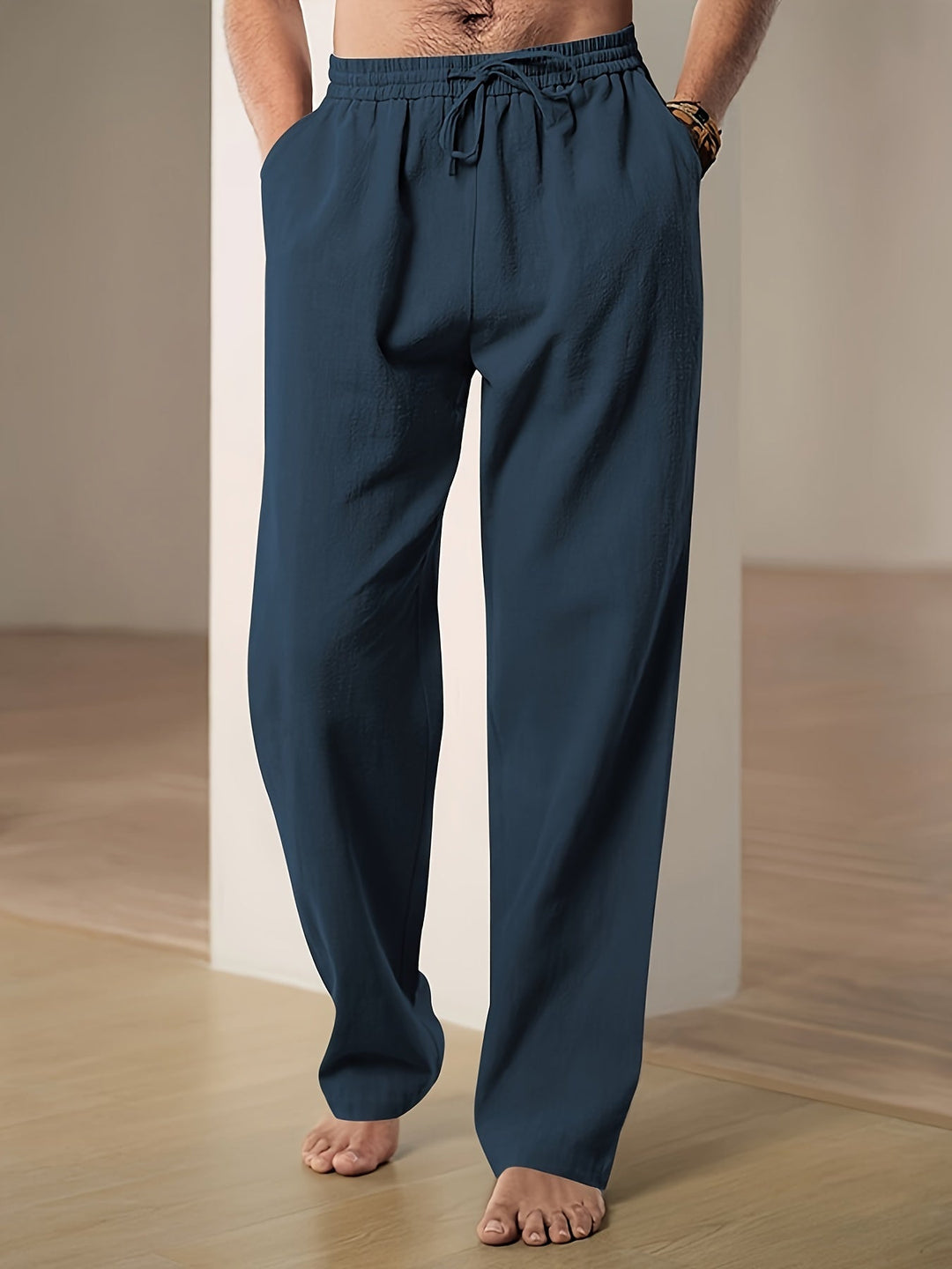 Nolan | Men’s Lightweight Lounge Trousers with Drawstring