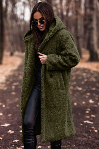 Kendra | Women's Oversized Hooded Teddy Coat