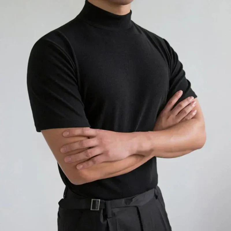Jace | Men’s Slim Fit Mock Neck T-Shirt