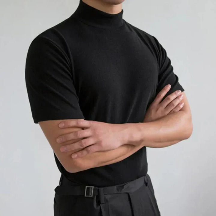 Jace | Men’s Slim Fit Mock Neck T-Shirt