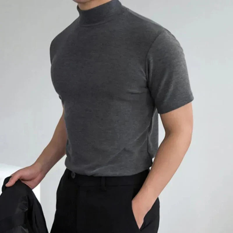 Jace | Men’s Slim Fit Mock Neck T-Shirt