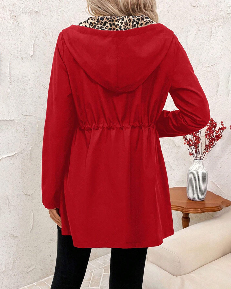 Rosmira | Women's Reversible Mid-Length Jacket with Hood