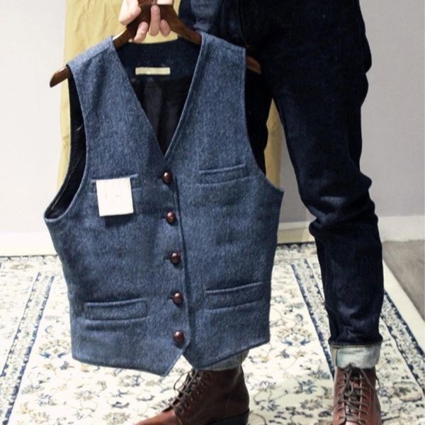 Daryl | Men’s Vintage Button-Up Vest