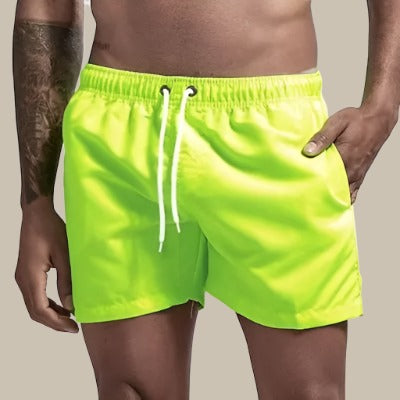 Braxon | Men's Drawstring Swim Shorts with Pockets