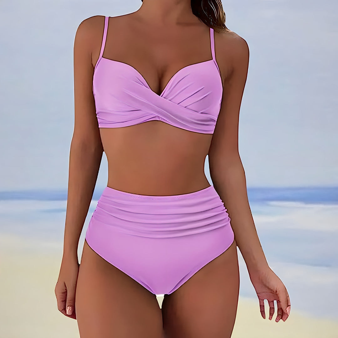 Elona | Women’s High-Waist Two-Piece Bikini Set