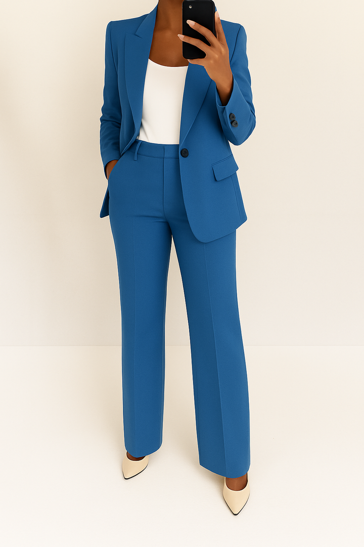 Bellamy | Women's Structured Two Piece Suit Set with Blazer and Trouser