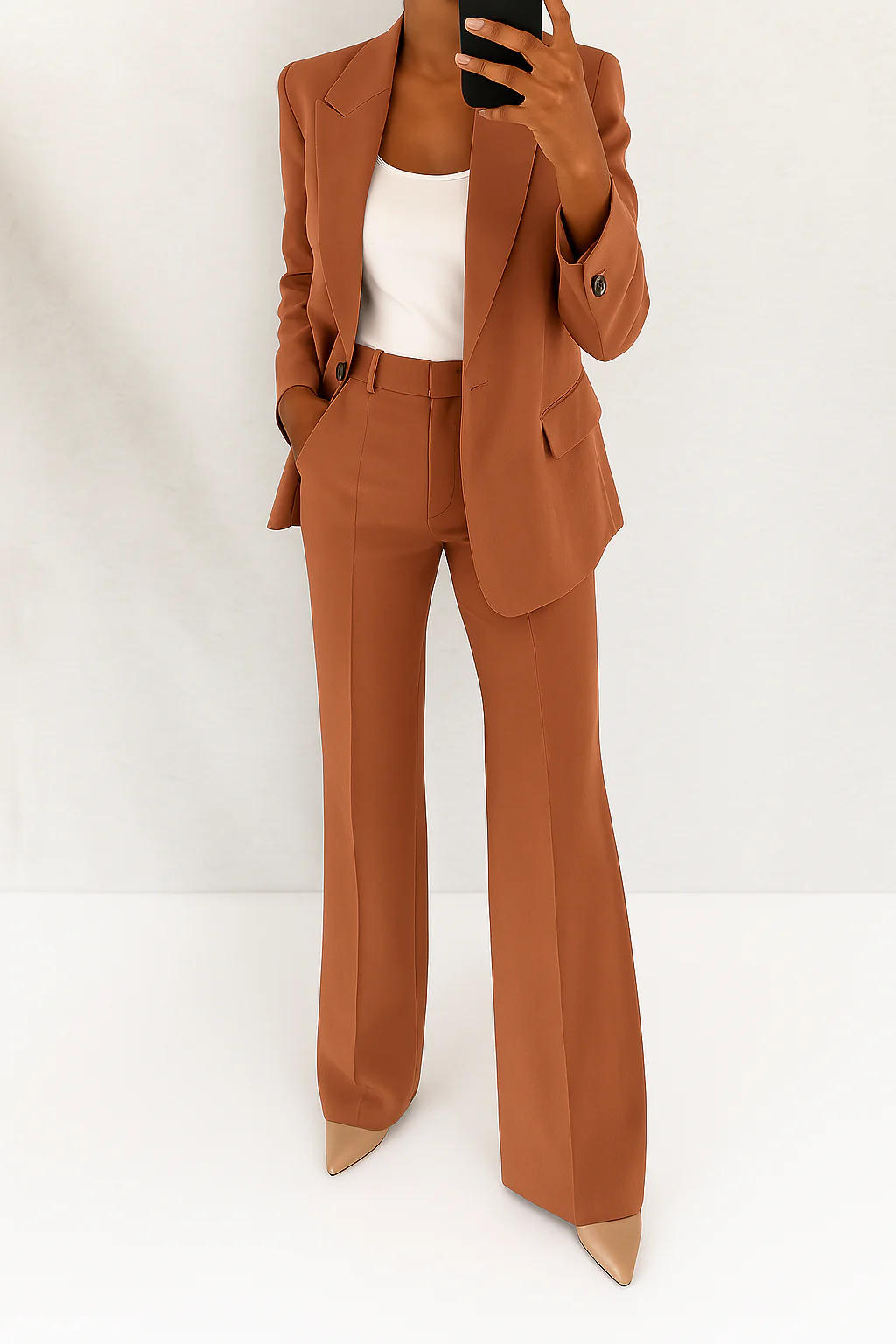 Bellamy | Women's Structured Two Piece Suit Set with Blazer and Trouser