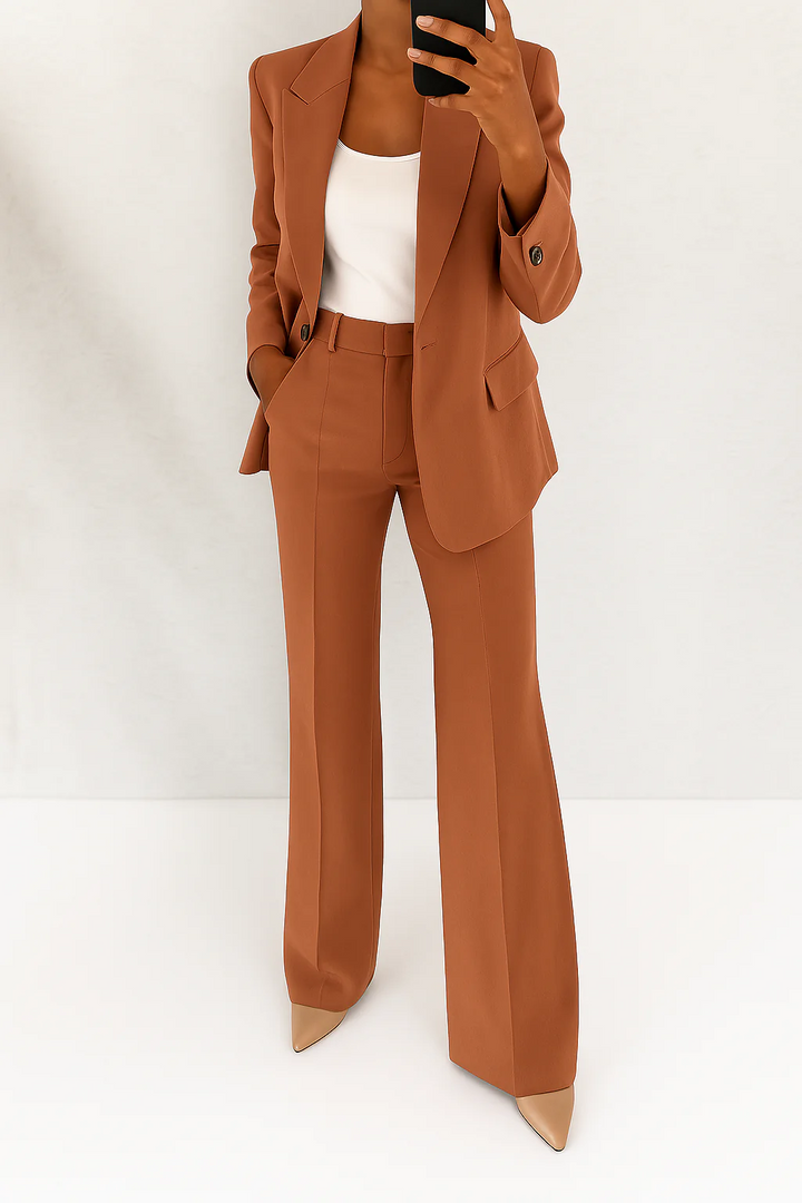 Bellamy | Women's Structured Two Piece Suit Set with Blazer and Trouser