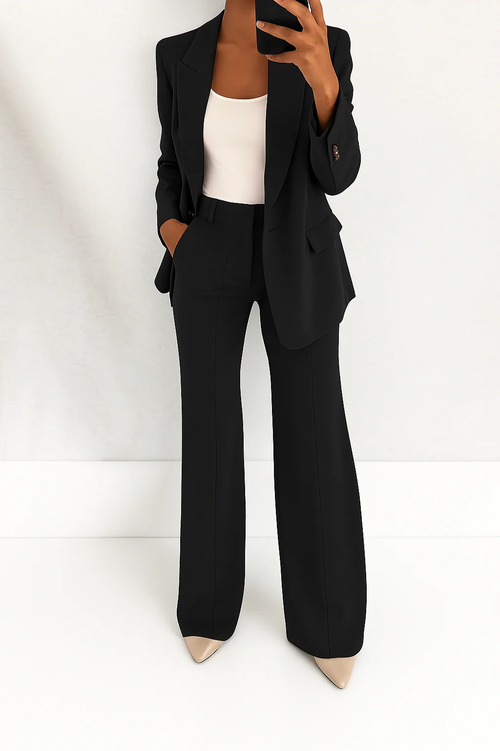 Bellamy | Women's Structured Two Piece Suit Set with Blazer and Trouser