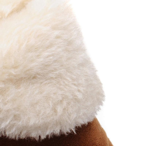 Brisa | Women's Suede Ankle Boots with Faux Fur Lining