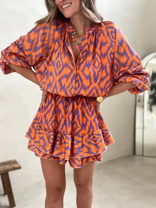 Azura | Women’s Print Summer Short Jumpsuit