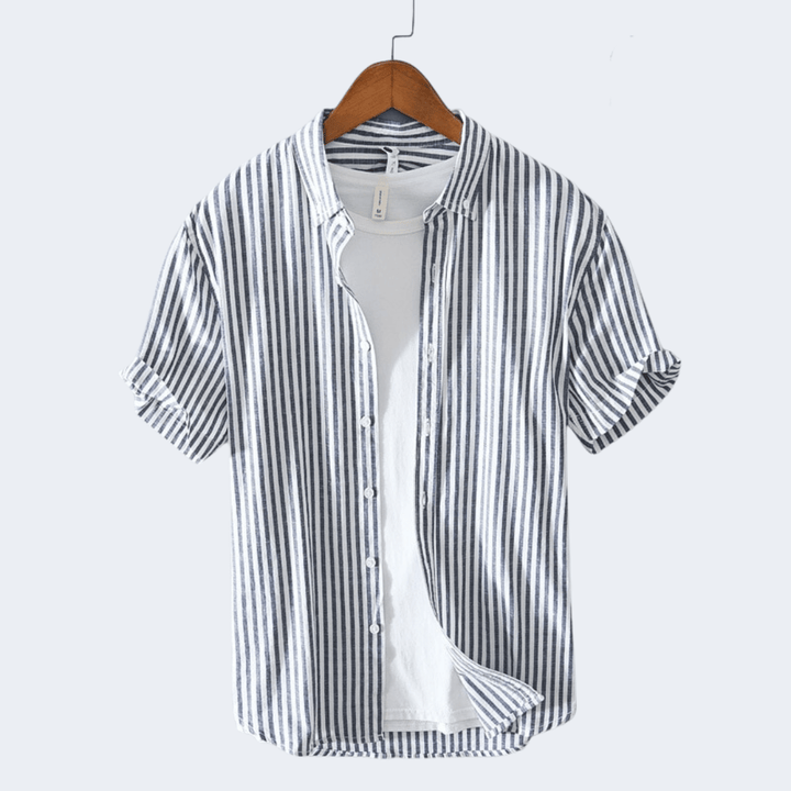 Torren | Men's Striped Button Front Shirt