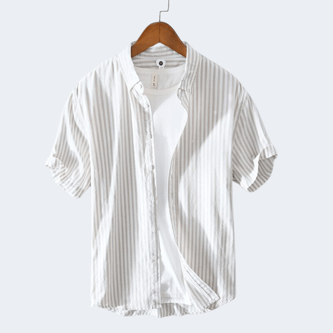 Torren | Men's Striped Button Front Shirt