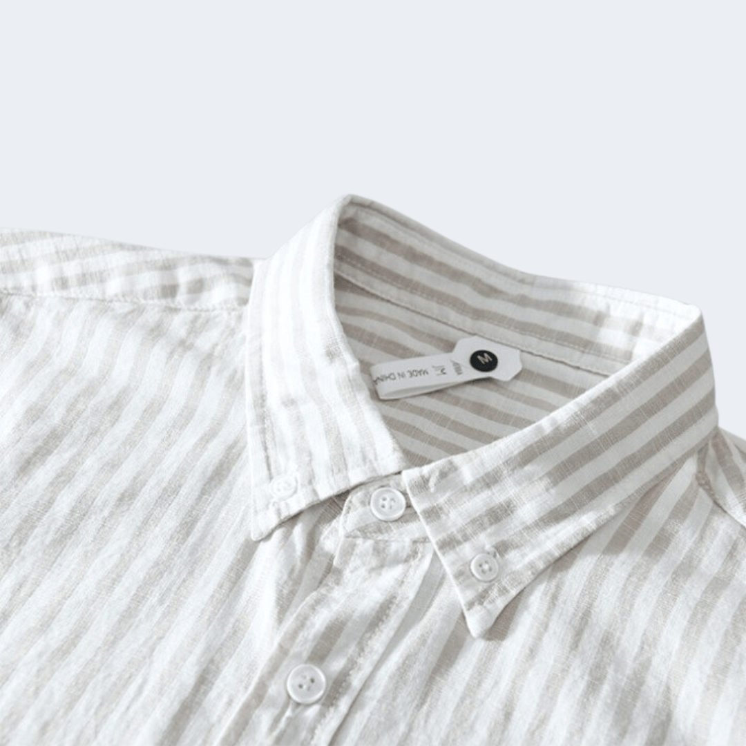 Torren | Men's Striped Button Front Shirt