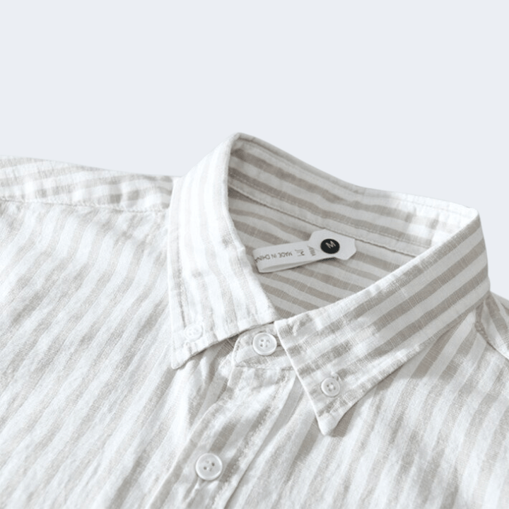Torren | Men's Striped Button Front Shirt